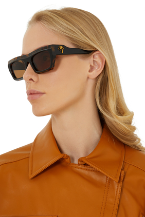 Empire Rectangular Sunglasses